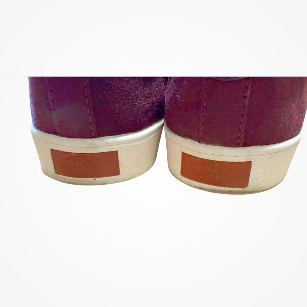 Dr Scholls Madison Burgundy Microsuede Slip On Sneakers Womens 7.5M BeFreeEnergy - Picture 5 of 8